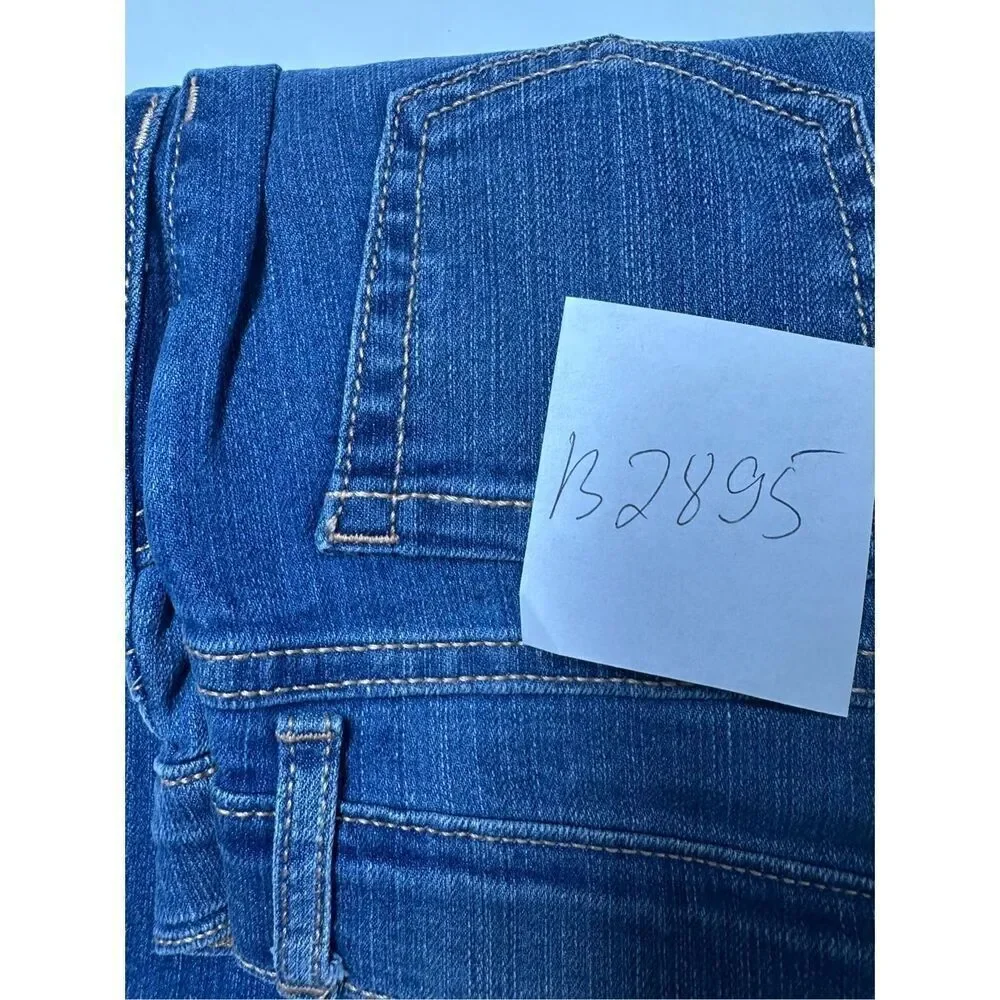 NWT THE CHILDREN'S PLACE Indigo Stone Blue Bootcut Jeans Sz 6 Adjustable Waist